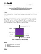 Adhesion Testing of 3M - 3015® over plywood